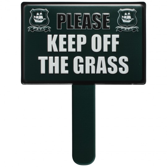 Keep off the Grass Sign