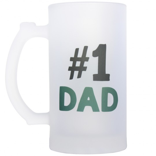 #1 Dad Frosted Tankard