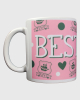 Pink Best Mum Mothers Day Mug