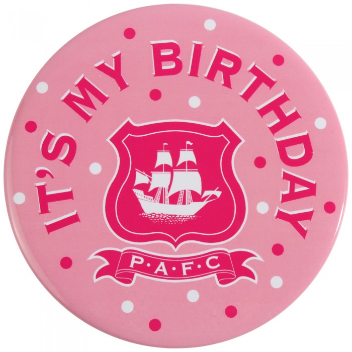 Pink Birthday Badge