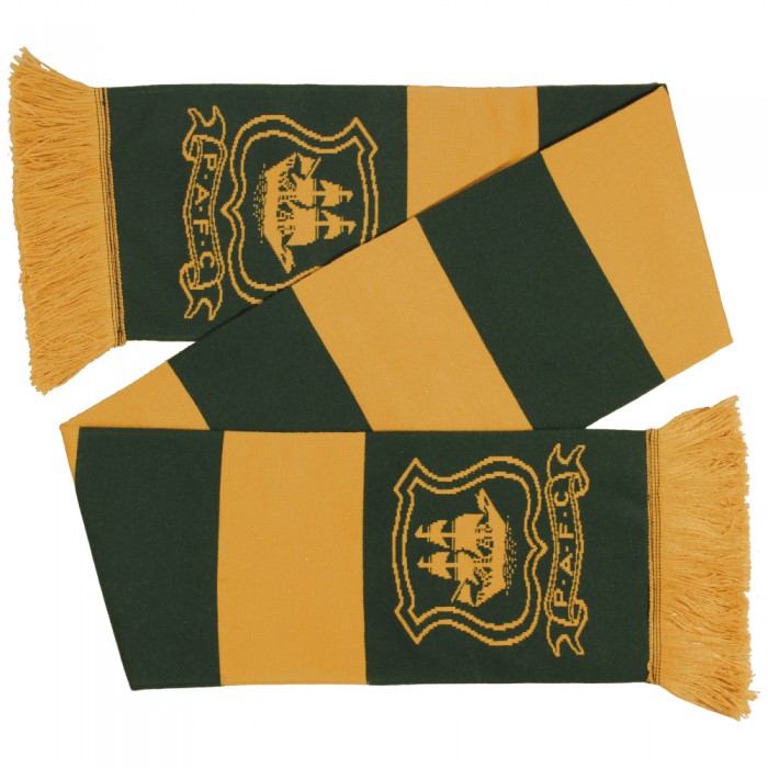 Gold and Green Bar Scarf