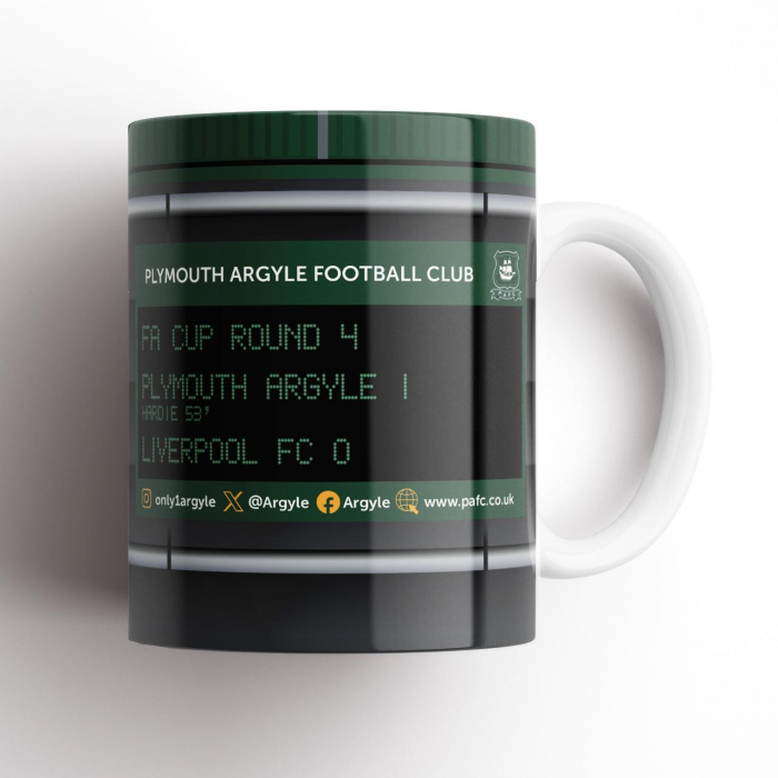 PAFC vs Liverpool Scoreboard Mug